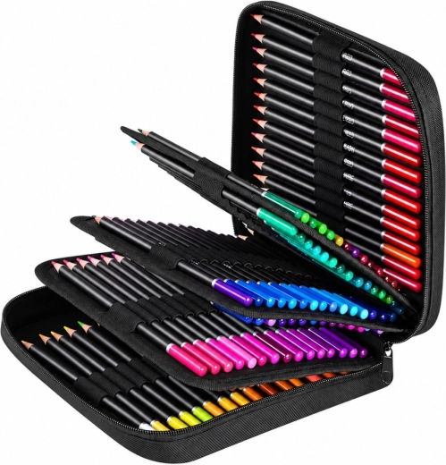 Overzichtelijk etui met ritssluiting