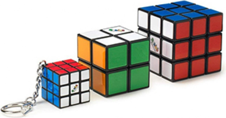 Rubik-set kubussen - 3x3, 2x2 en sleutelhanger