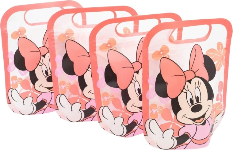 Set hersluitbare zakjes Minnie – 4 stuks