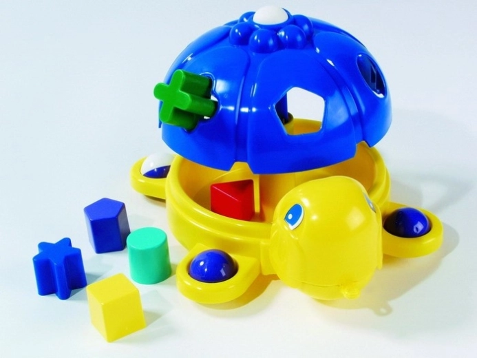 Insteekpuzzel Schildpad voor de ontwikkeling van motoriek en logica