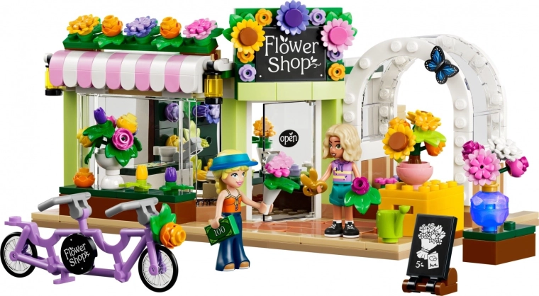 Bloemenwinkel vol details om winkeltje te spelen