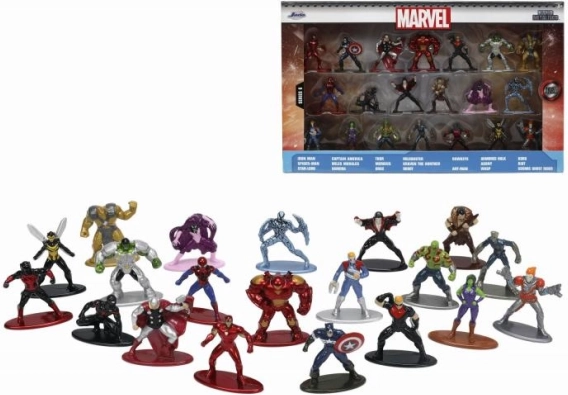 Marvel metalen nano-figuren – verzamelaarsset 20 stuks, serie 6