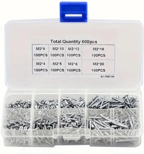 800 stuks in een overzichtelijke organizer