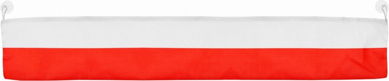 Poolse nationale vlag met zuignappen voor glas