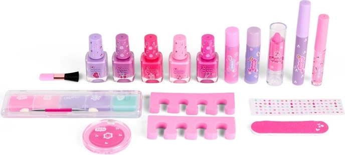 Rijke set voor make-up en nagels