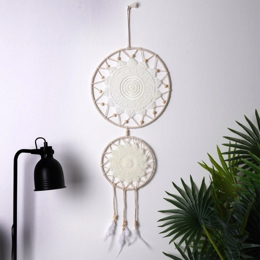 Opvallende boho-wanddecoratie