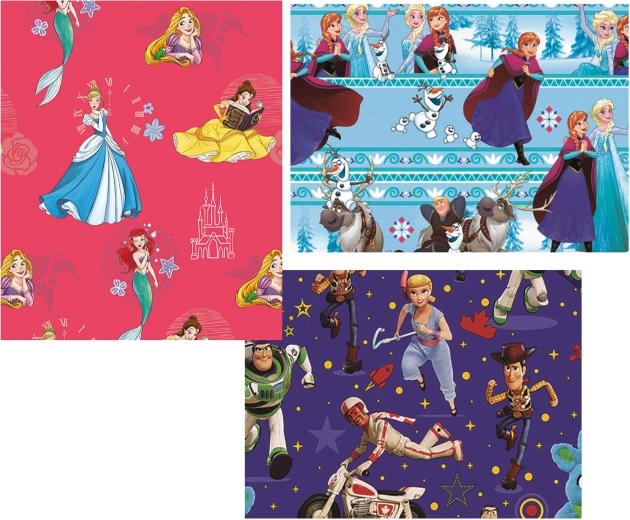 Disney cadeaupapier 0,7 × 2 m - 1 stuk