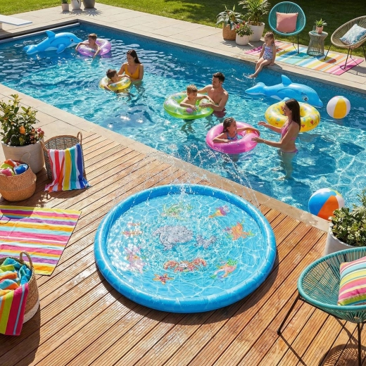 Zachte ruimte voor waterspelletjes