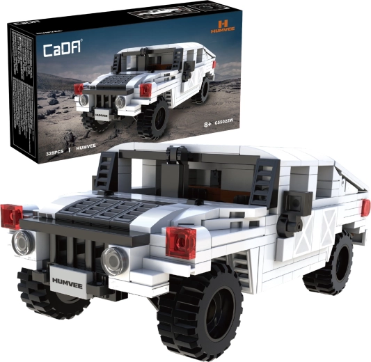CaDA Humvee witte terreinwagen bouwset