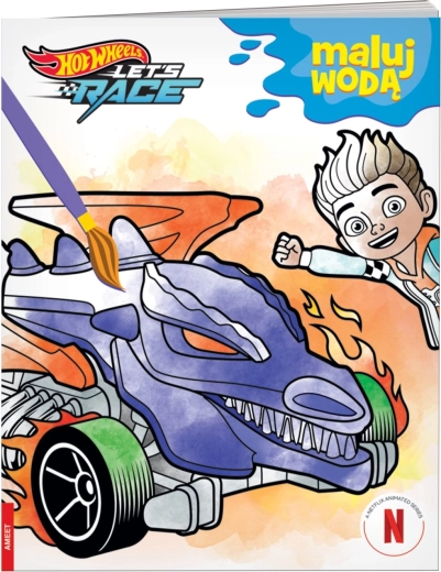Hot Wheels waterverf – waterkleurboek voor kinderen