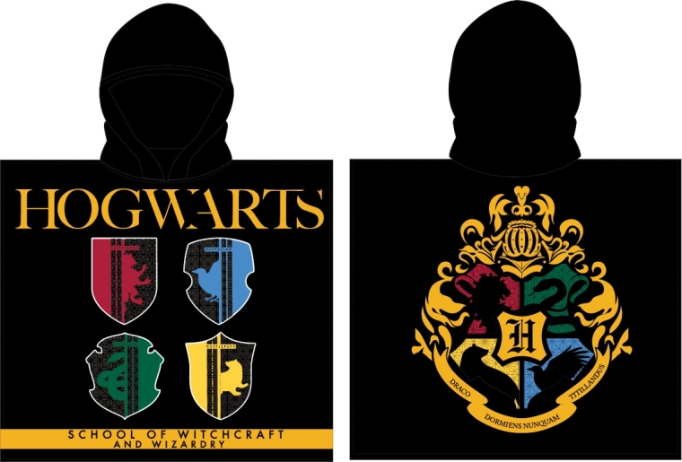 Harry Potter-poncho voor jongens 55 × 110 cm