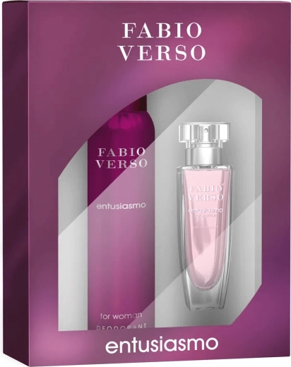 Cadeauset voor vrouwen BI-ES Fabio Verso Entusiasmo – eau de parfum 50 ml + deodorant 150 ml