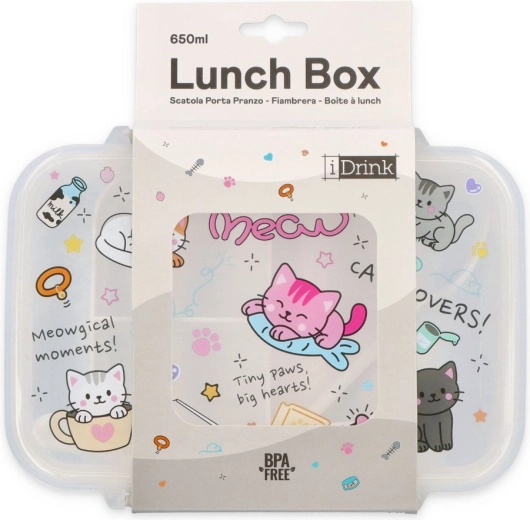 iTotal lunchbox met katten - 1 stuk
