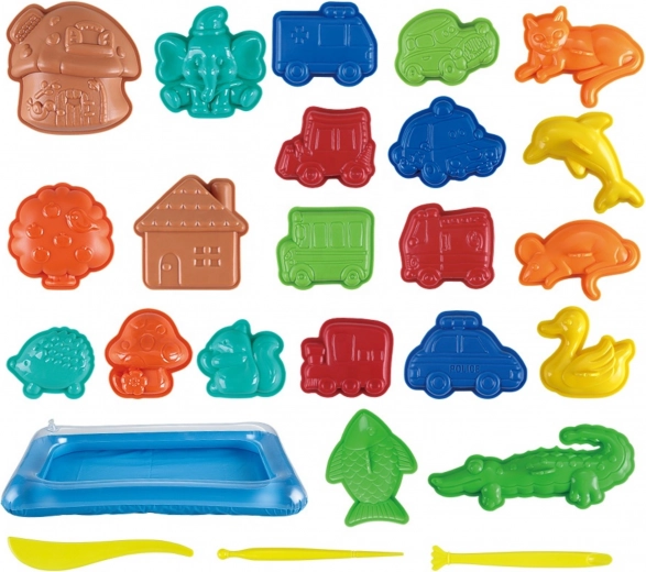 Rijke set vormpjes en tools