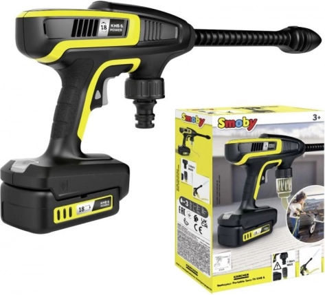 speelgoed hogedruk reinigingspistool karcher khb 6 – replica met waterstraal