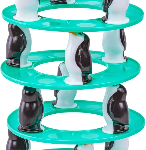 Schattige pinguïns en modulaire verdiepingen