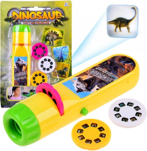 Kinderprojector zaklamp met dinosaurussen