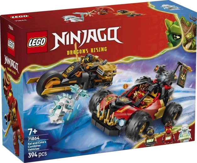 LEGO NINJAGO Kai's en Cole's gecombineerde voertuigen