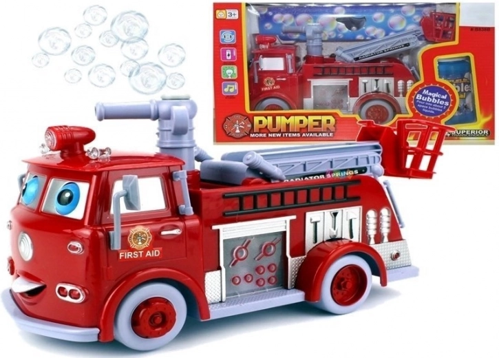 Interactieve brandweerauto met bellen voor kinderen