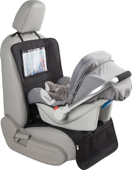 Autostoel met beschermer en organizer 3-in-1