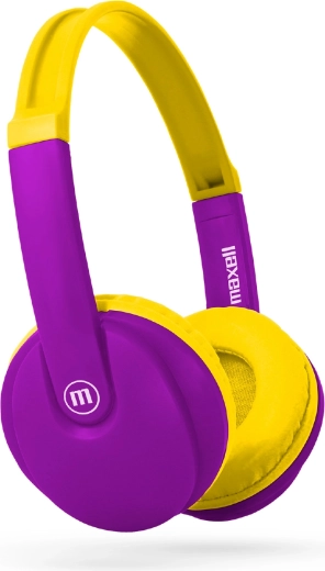 Maxell HP-BT350 kinder-Bluetooth-koptelefoon geel/paars