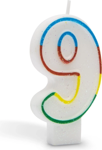 Taartkaars nummer 9