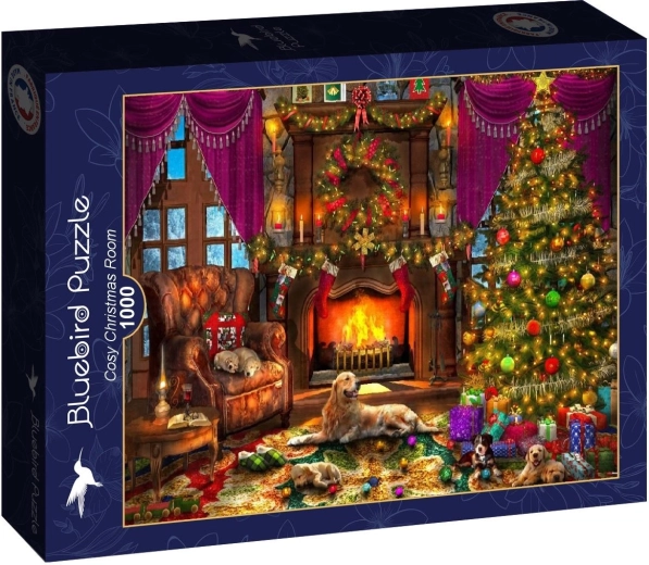 Bluebird-puzzel ‘Gezellige kerstkamer’ 1000 stukjes