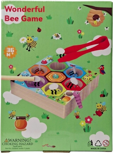 Houten spel Bijtjes – behendigheidsspel Wonderful Bee Game