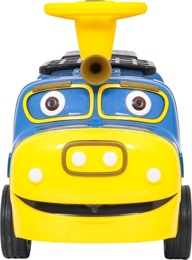 Elektrisch voertuig Locomotief uit Stacyjkowo, blauw
