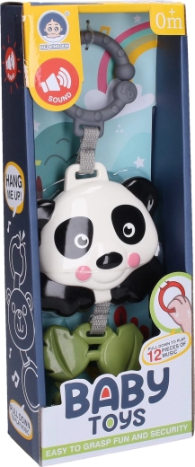 Muzikale panda om op te hangen 29 cm - 1 stuk