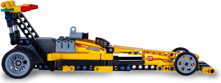 Getrouw uiterlijk van een dragster