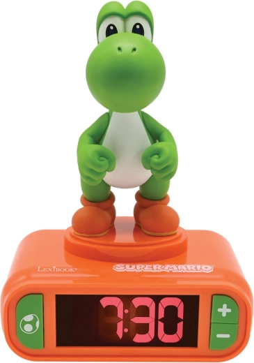 Lexibook wekker Super Mario met Yoshi-figuurtje en geluiden