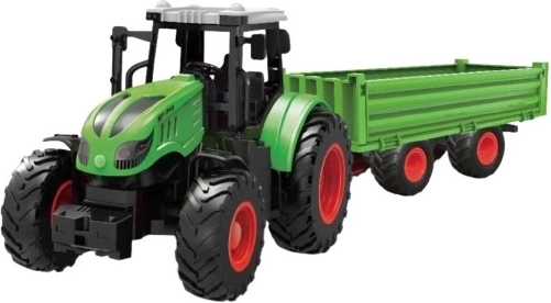 Radiografisch bestuurbare tractor met aanhanger