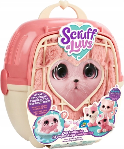 Little Live Pets scruff a luvs pluchen knuffelvriend koraal - 1 stuk