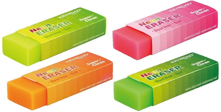 Neon gum KEYROAD, zacht en pluisvrij