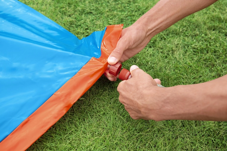 Slang aansluiten en klaar