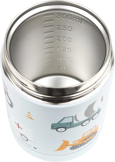 RVS binnenkant met maatverdeling tot 300 ml