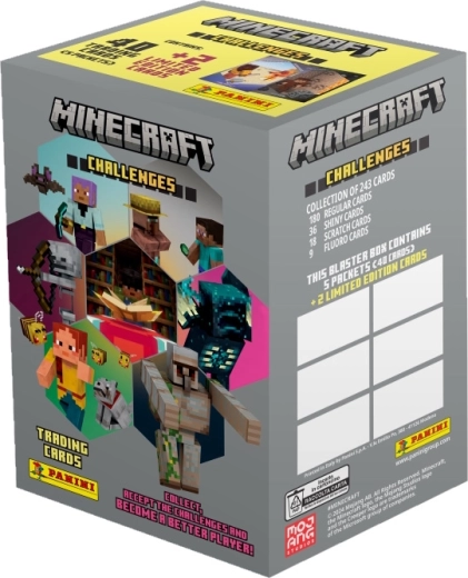 Minecraft verzamelkaarten – Challenges blaster box