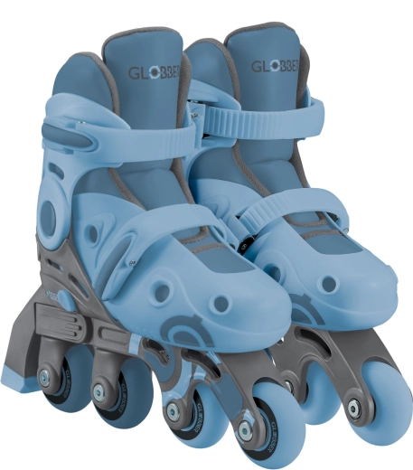 Kinder inline skates Learning skates 2-in-1 blauw verstelbaar 30–33