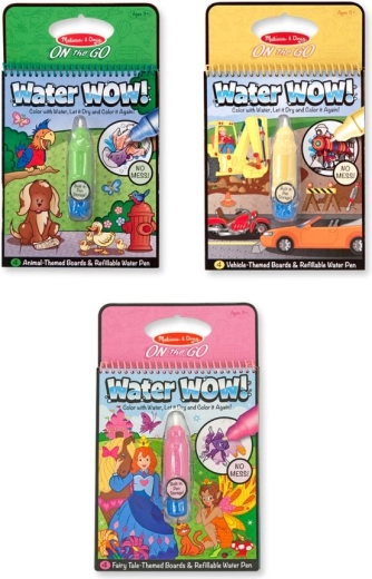 Melissa & Doug Water WOW! waterkleurboek, assortiment - 1 stuk