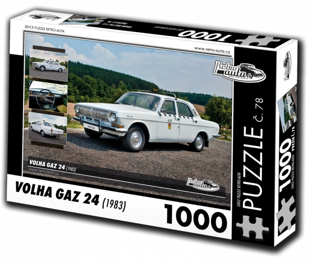 Puzzel Retro-auto’s Volga GAZ 24 (1983) – 1000 stukjes