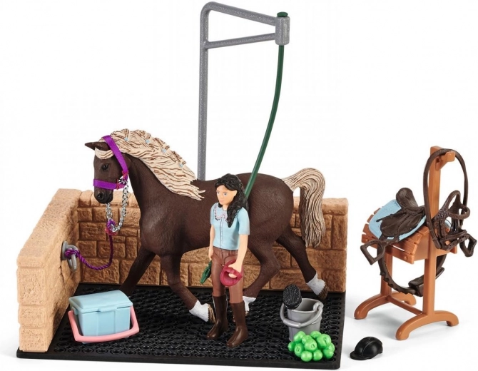 Horse Club Emily & Luna wasplaats met paardenfiguren