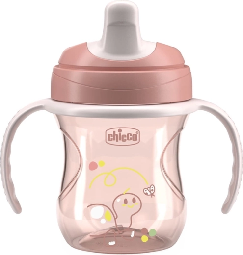Chicco trainingsbeker met handgrepen roze 6 m+