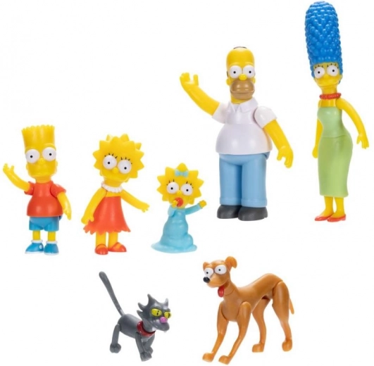 The Simpsons – familie multipack figuren 6,5 cm