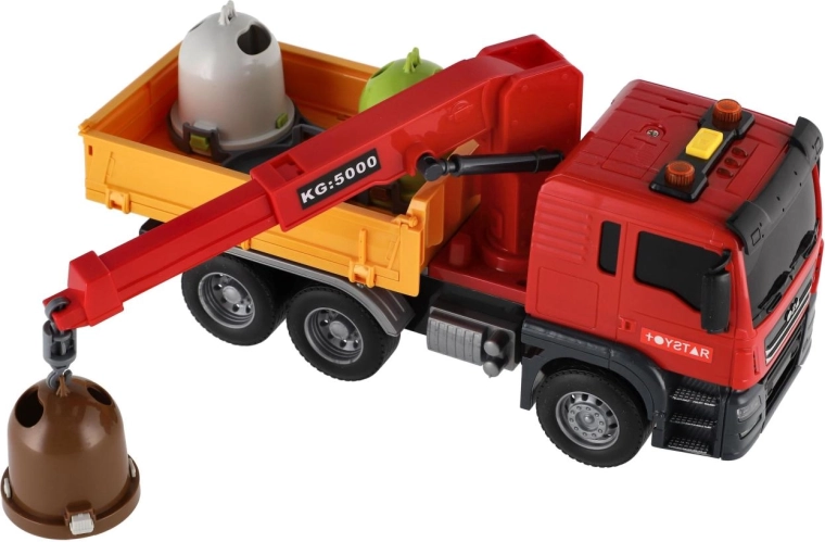 Functionele kraan met haak voor het laden van containers