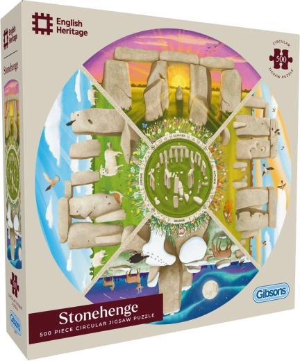 Gibsons ronde puzzel English Heritage: Stonehenge 500 stukjes