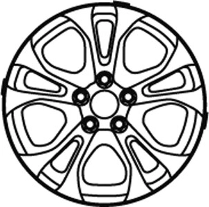 Wieldop voor kinderauto Volvo C30 (2 stuks) JAMARA