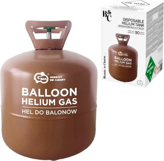 Heliumfles XXL voor het opblazen van tot 90 ballonnen