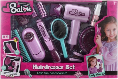 Beautyset voor kleine kapsters met föhn en krultang
