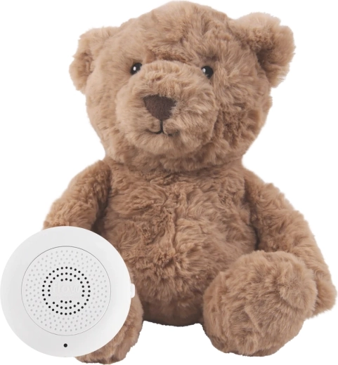 Flow pluche teddybeer met hartslag Lou Brown - 1 stuk